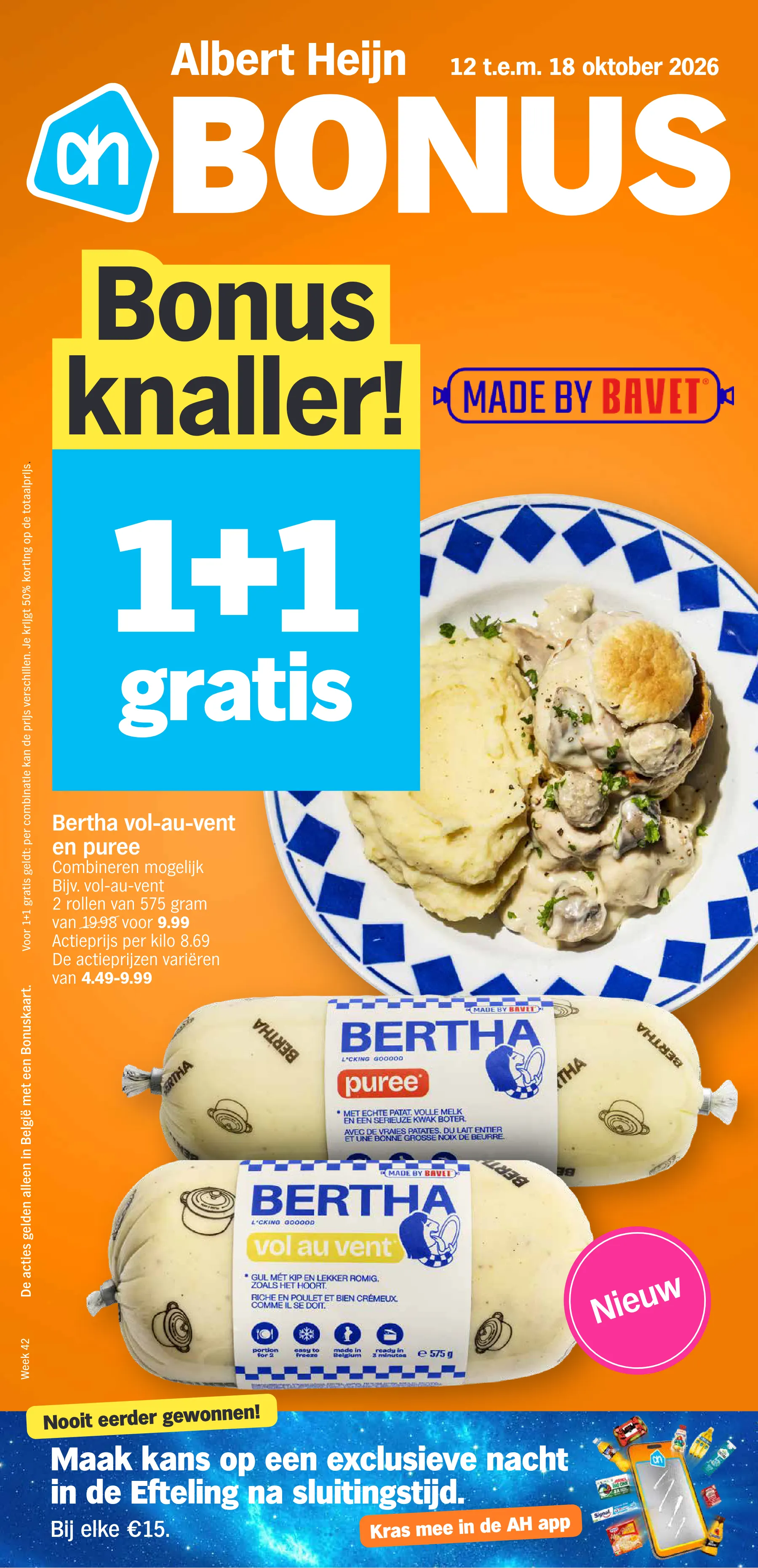 Voorpagina van de Albert Heijn folder