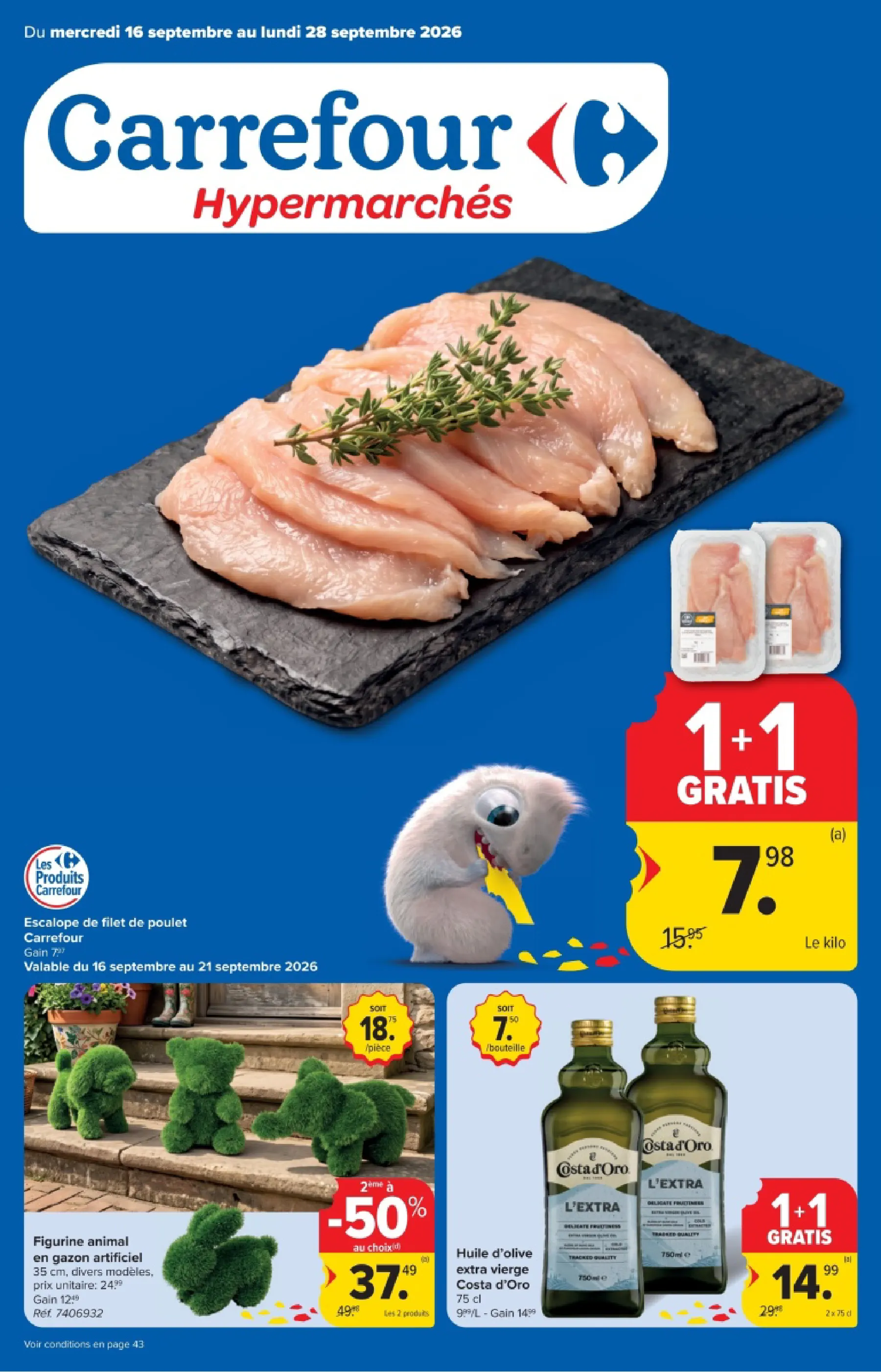 Carrefour folder pagina 1