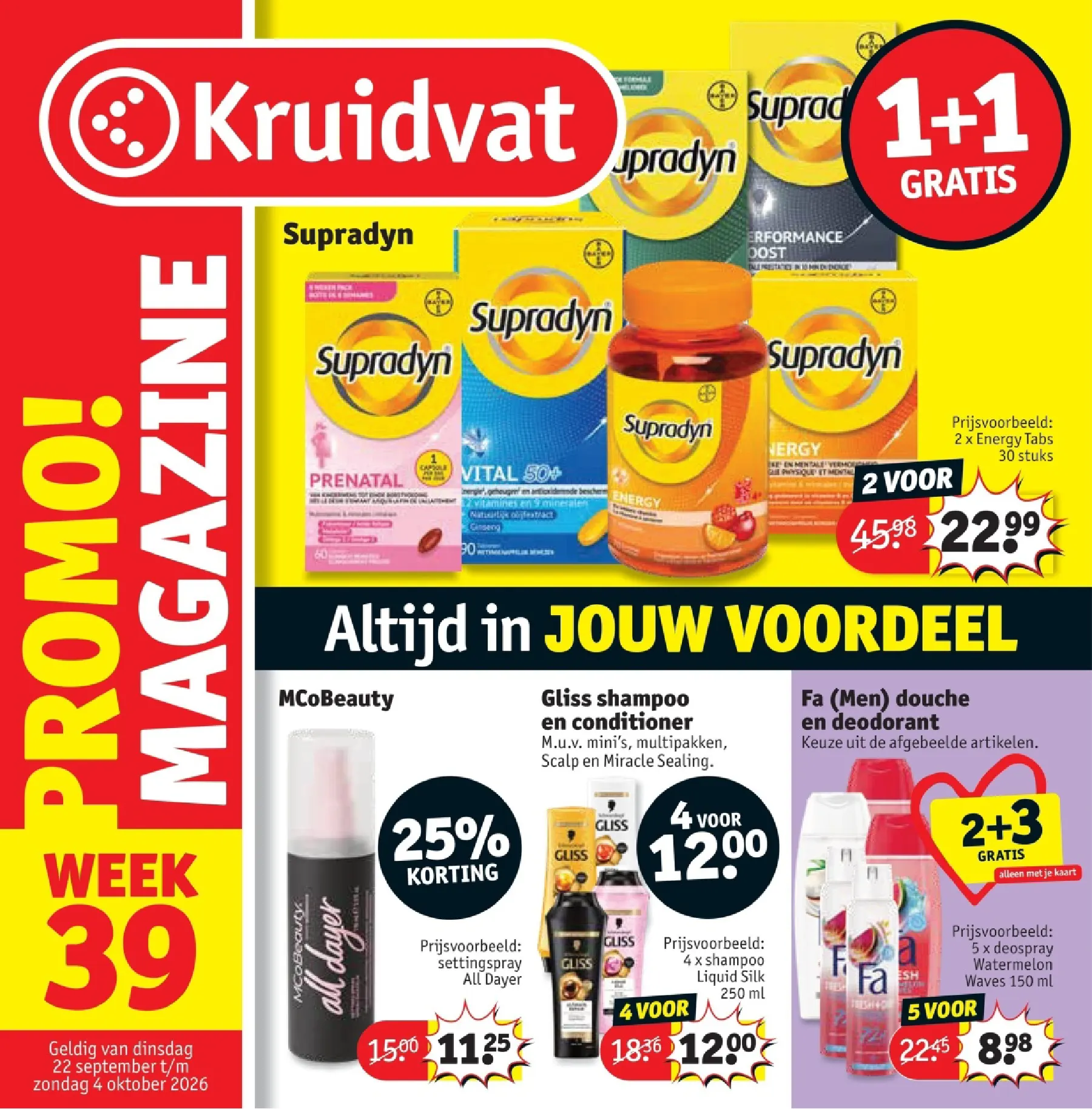 Kruidvat folder pagina 1