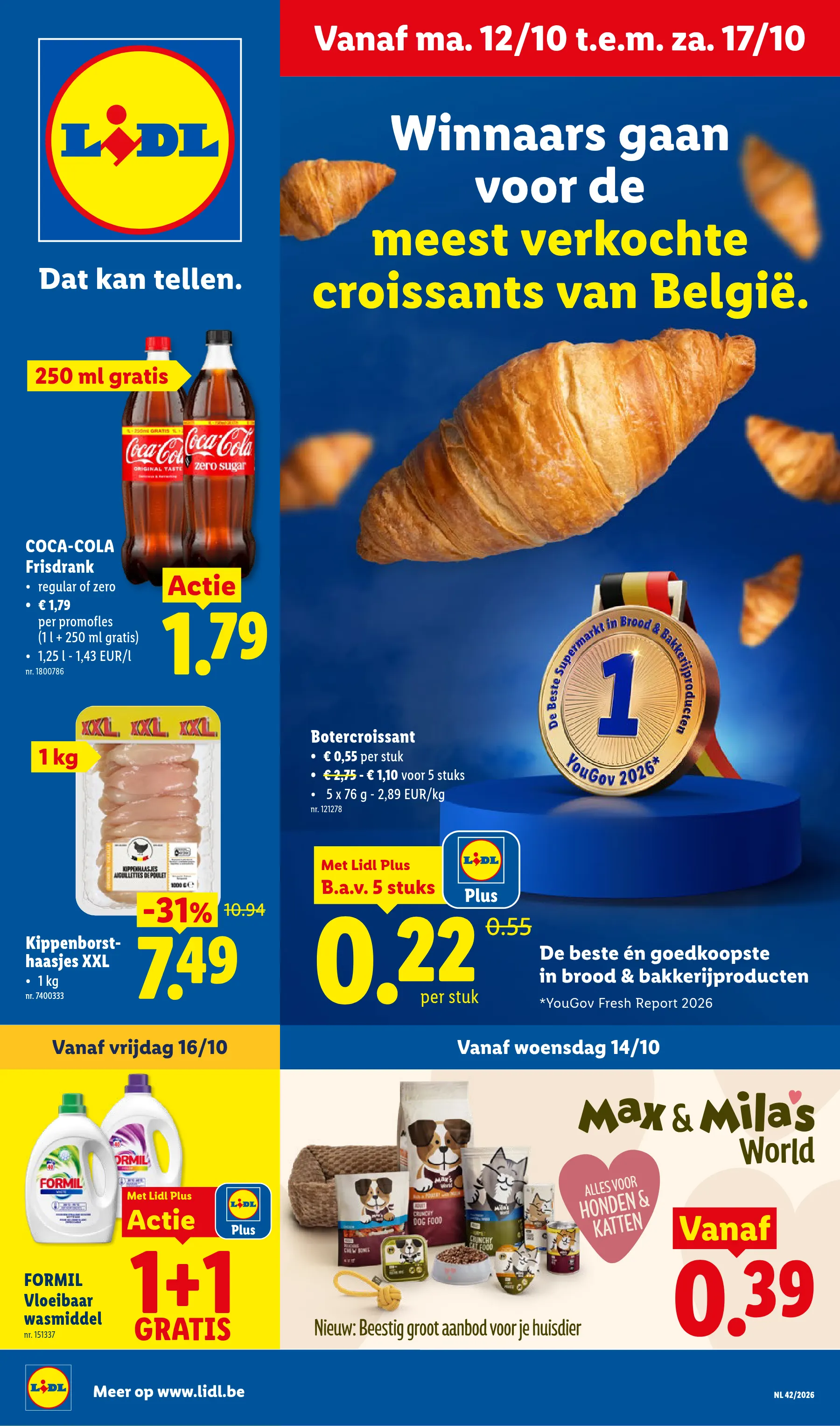 Voorpagina van de Lidl folder