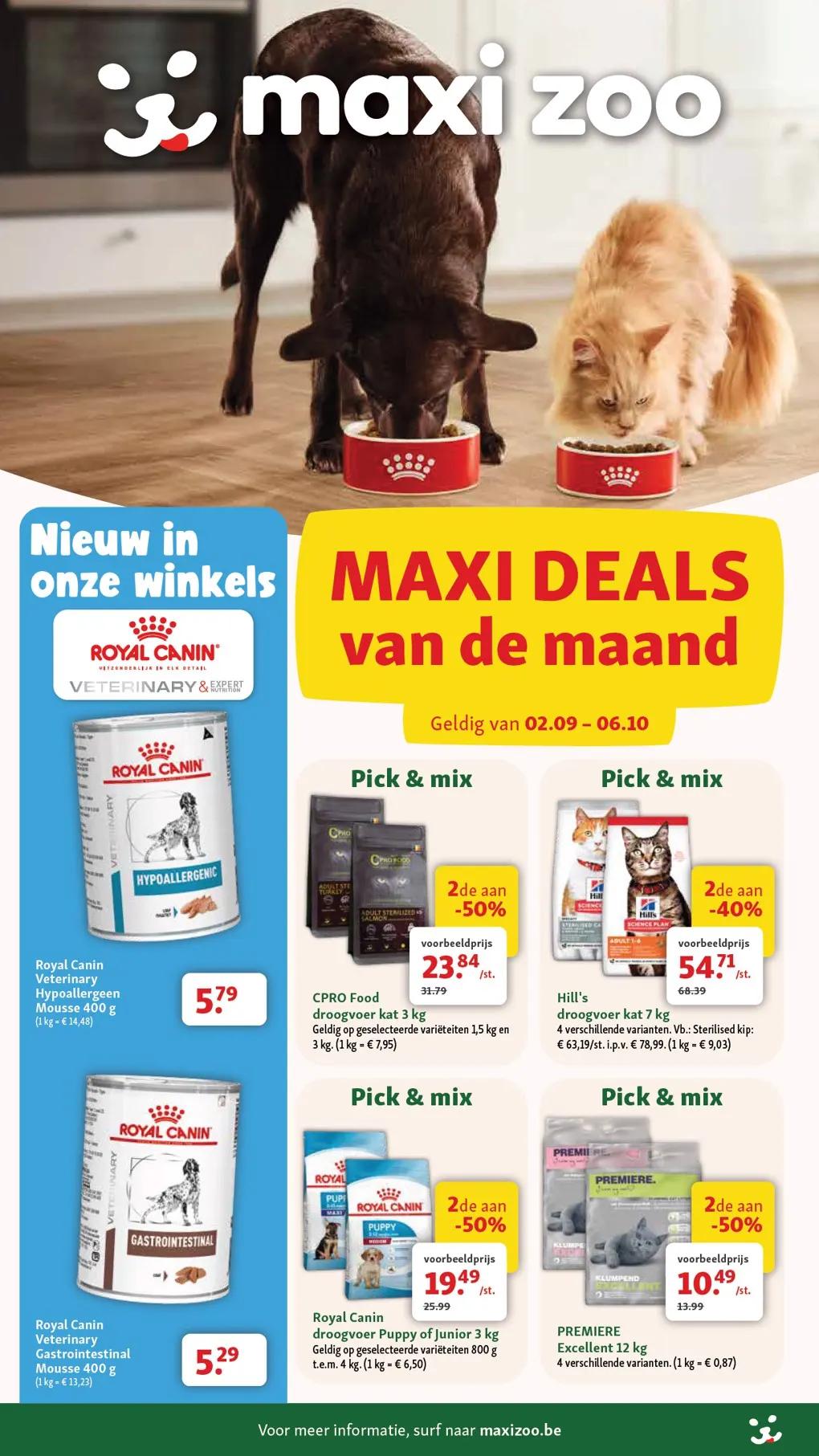 Maxi Zoo folder pagina 1