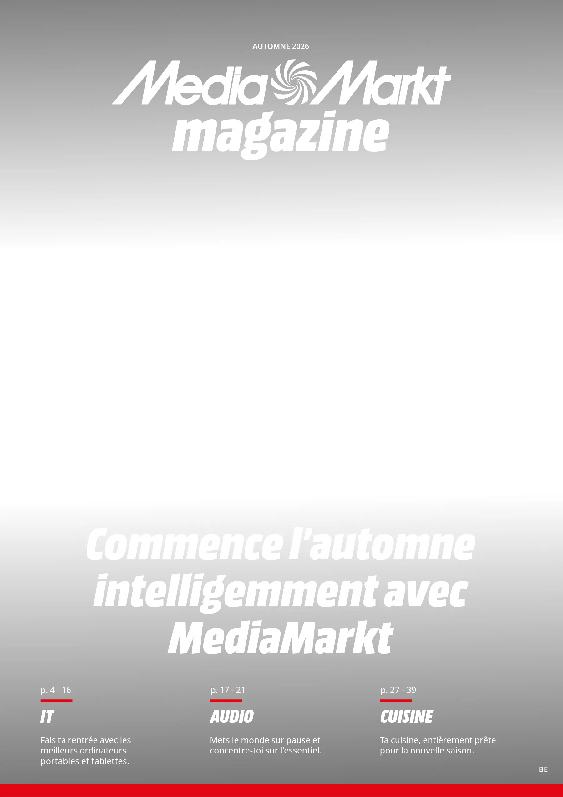 Voorpagina van de MediaMarkt folder