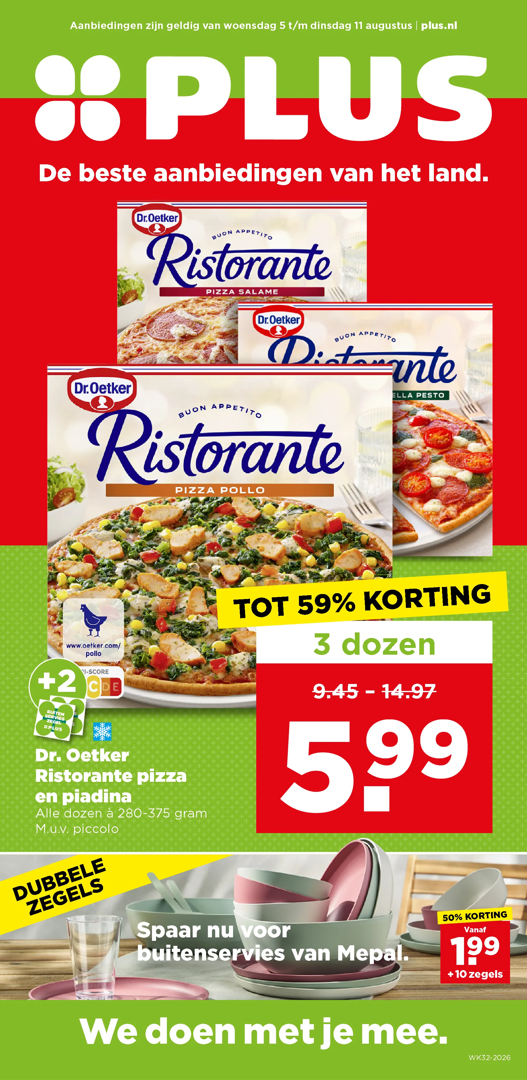 Voorpagina van de PLUS folder