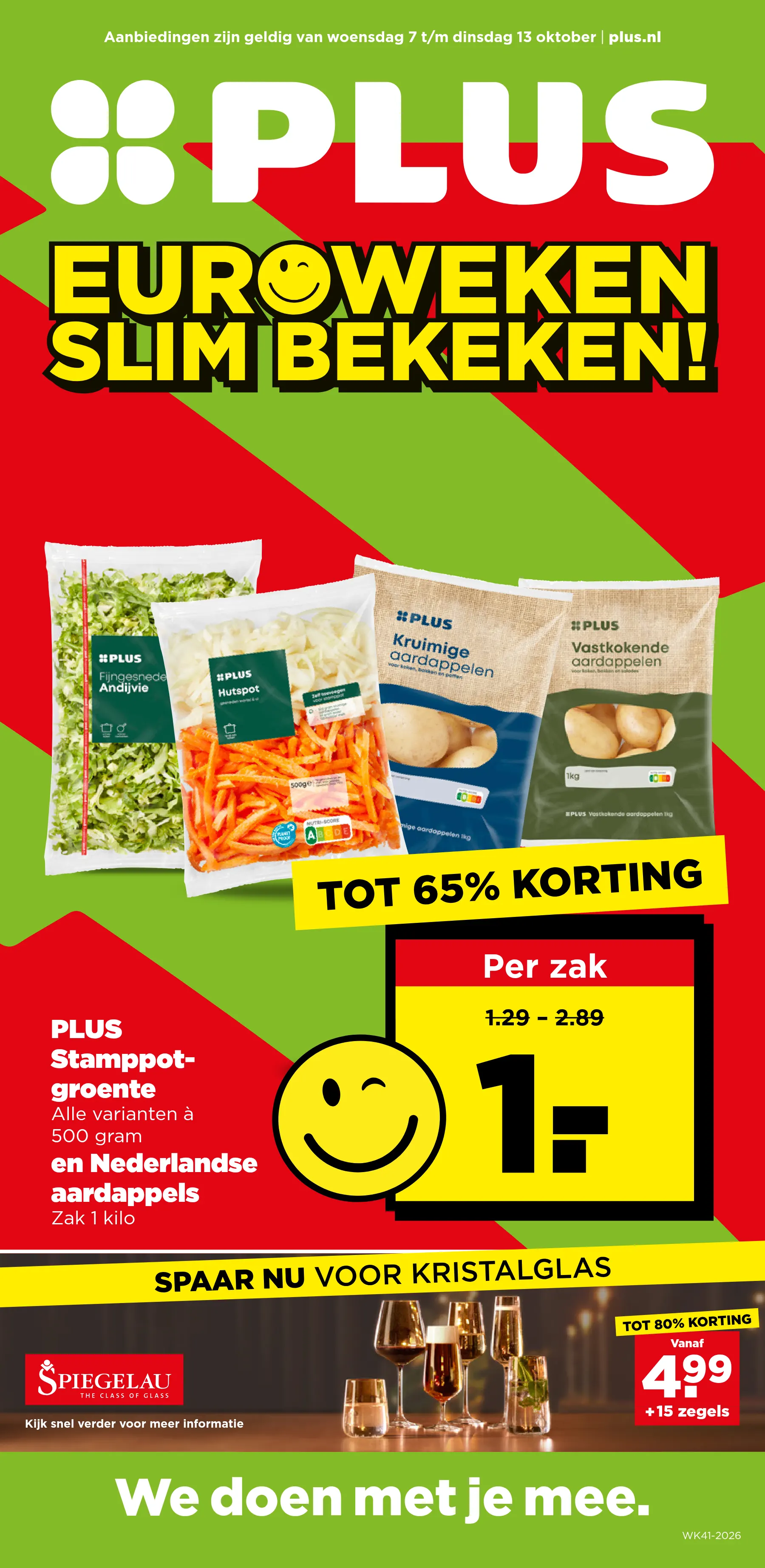 Voorpagina van de PLUS folder