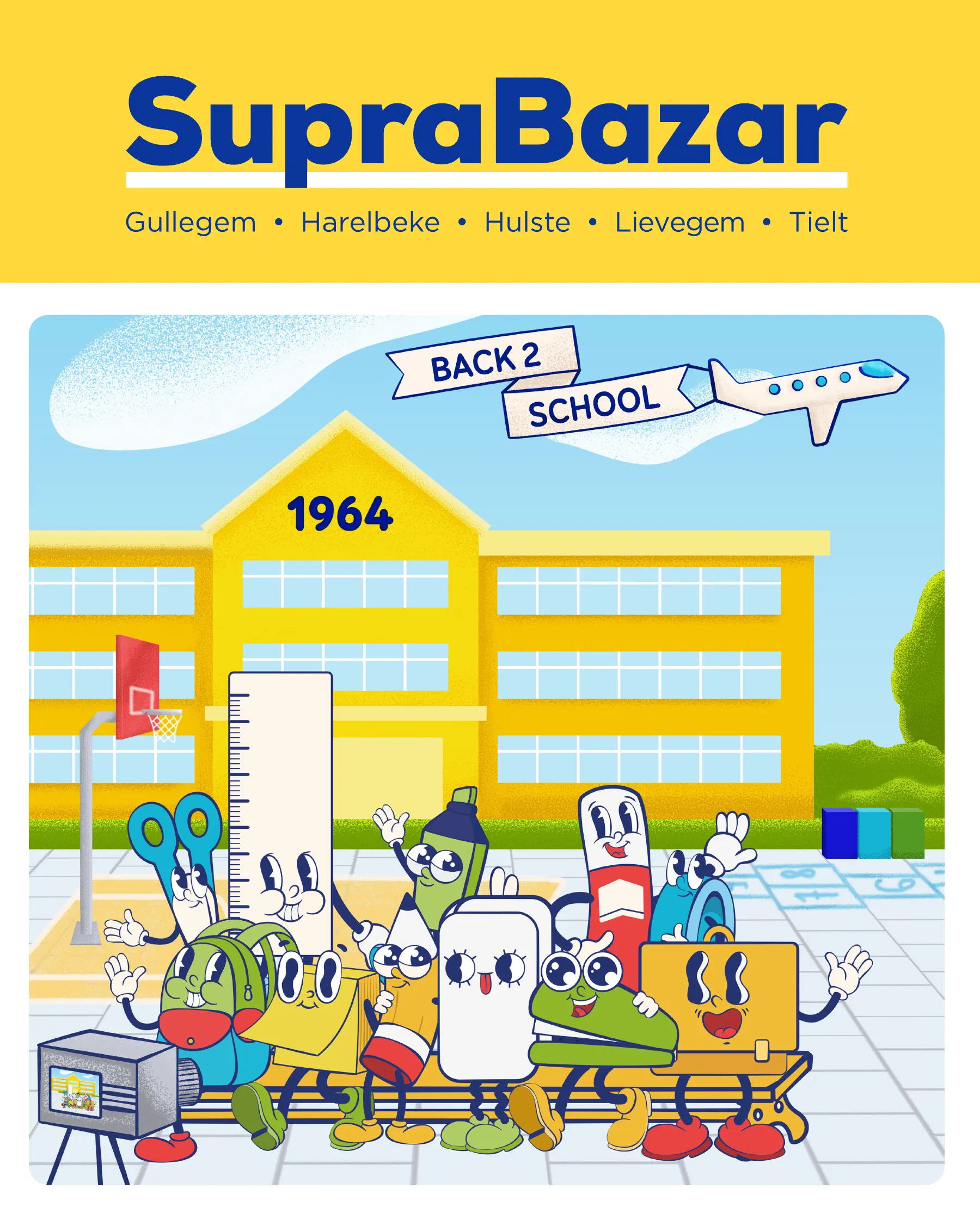 Voorpagina van de Supra Bazar folder