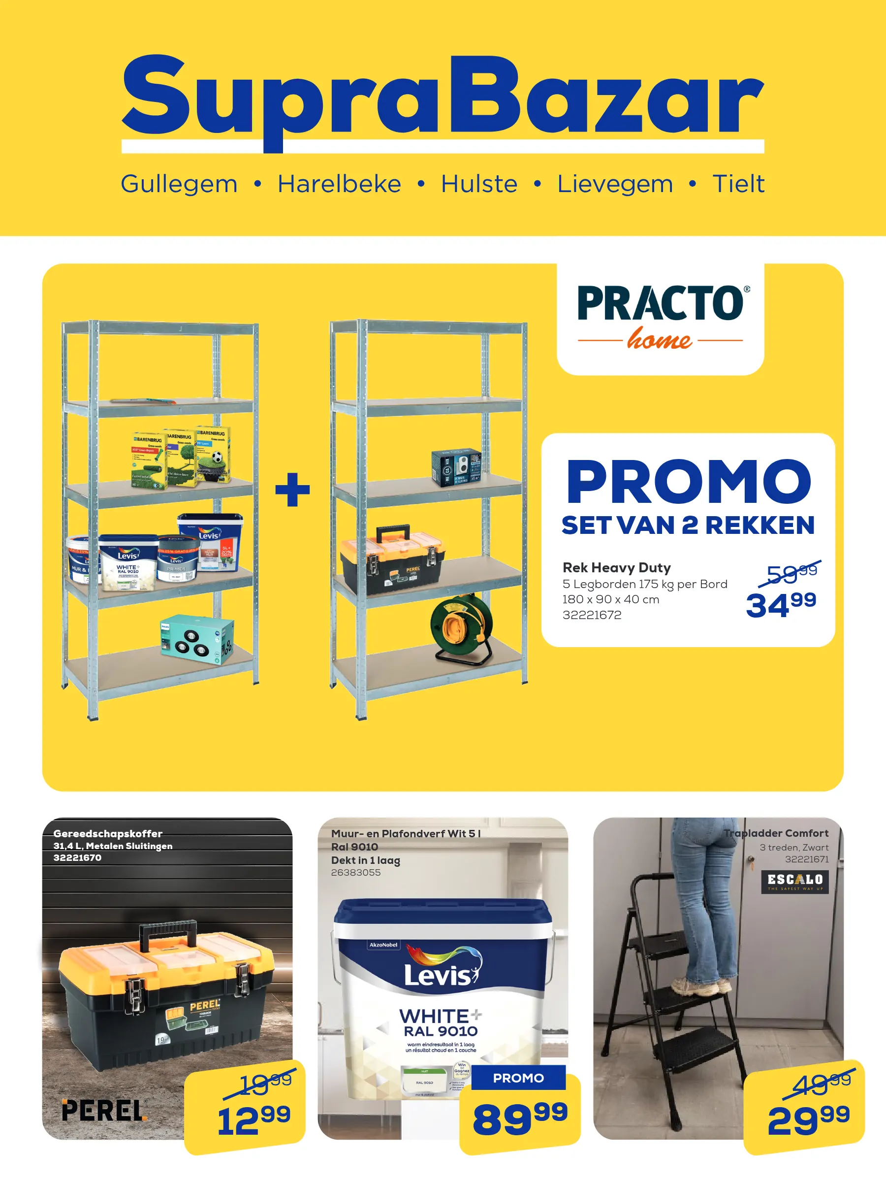 Voorpagina van de Supra Bazar folder