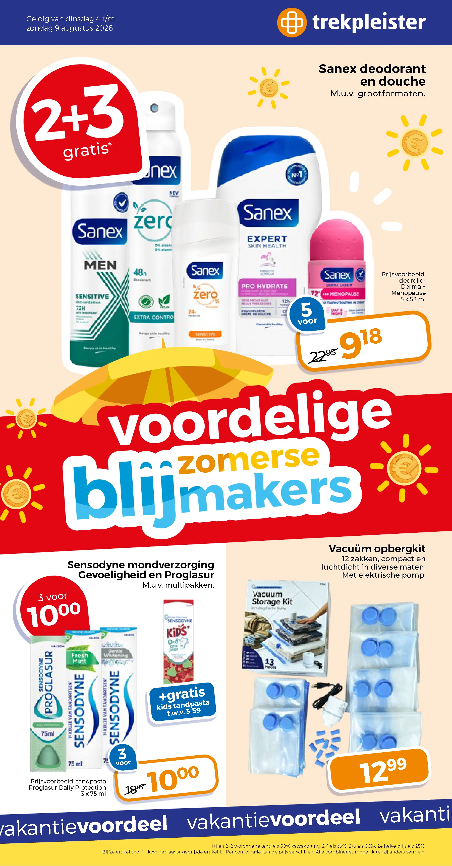 Voorpagina van de Trekpleister folder