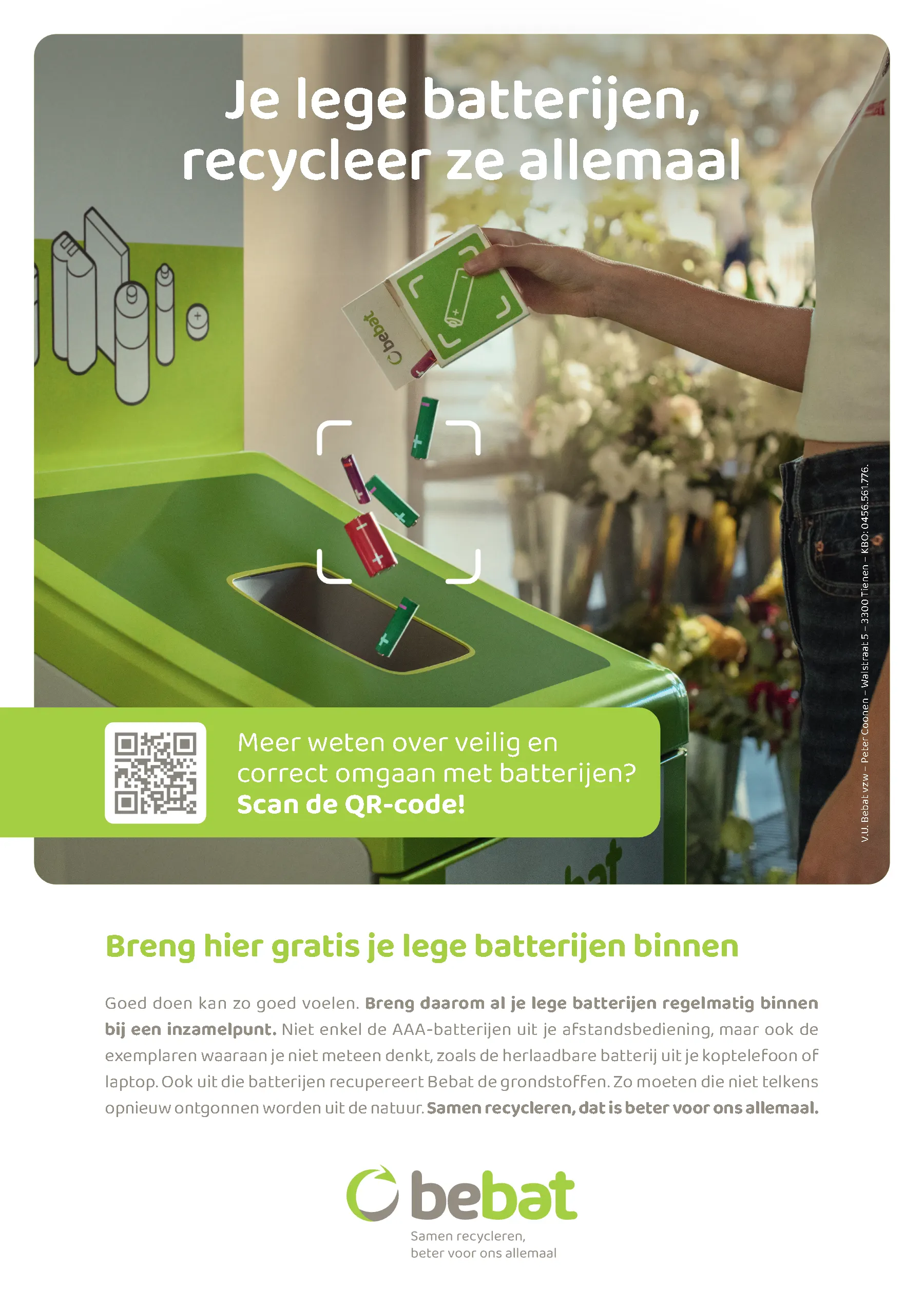 Voorpagina van de Vanden Borre folder