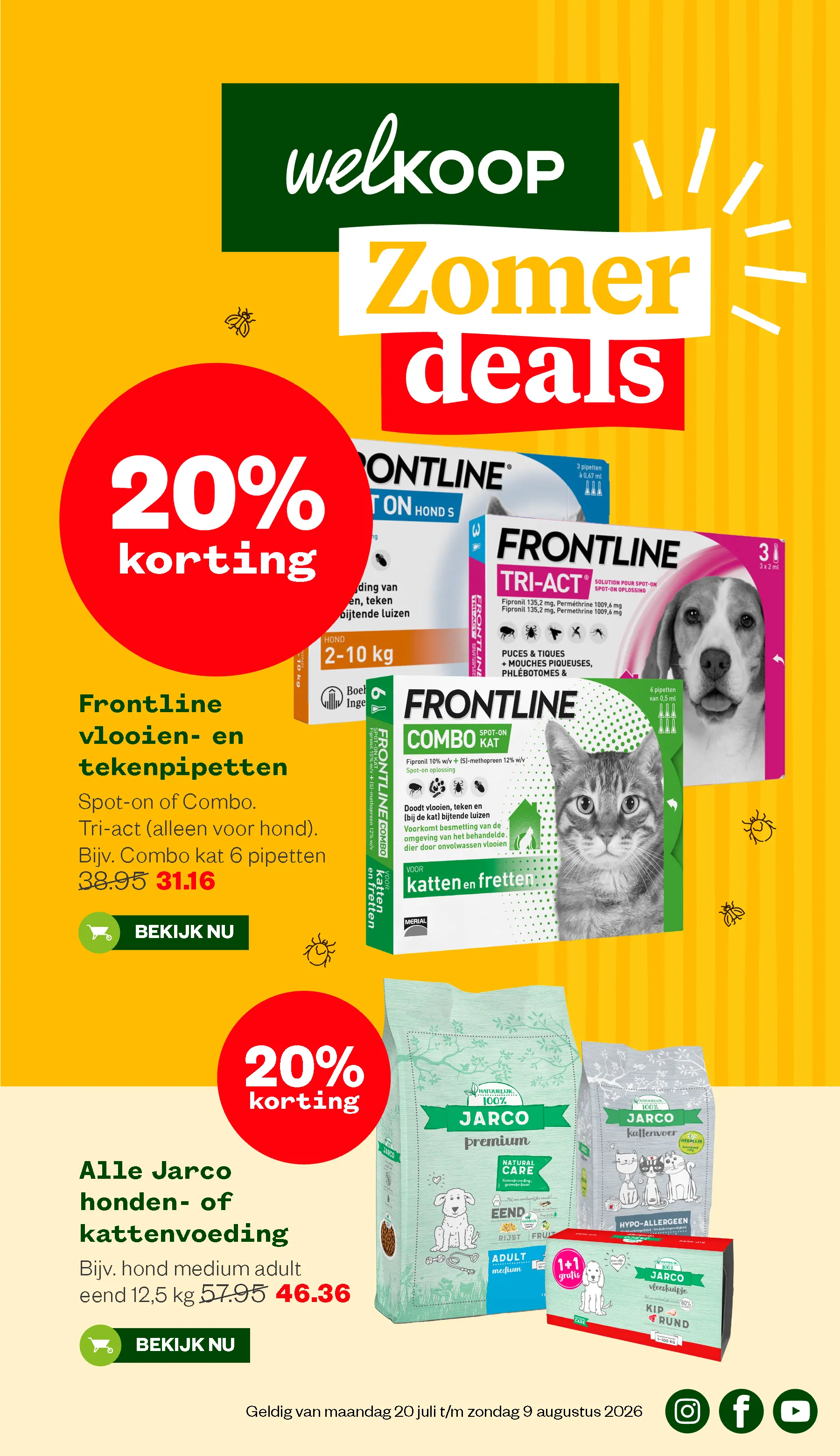 Voorpagina van de Welkoop folder