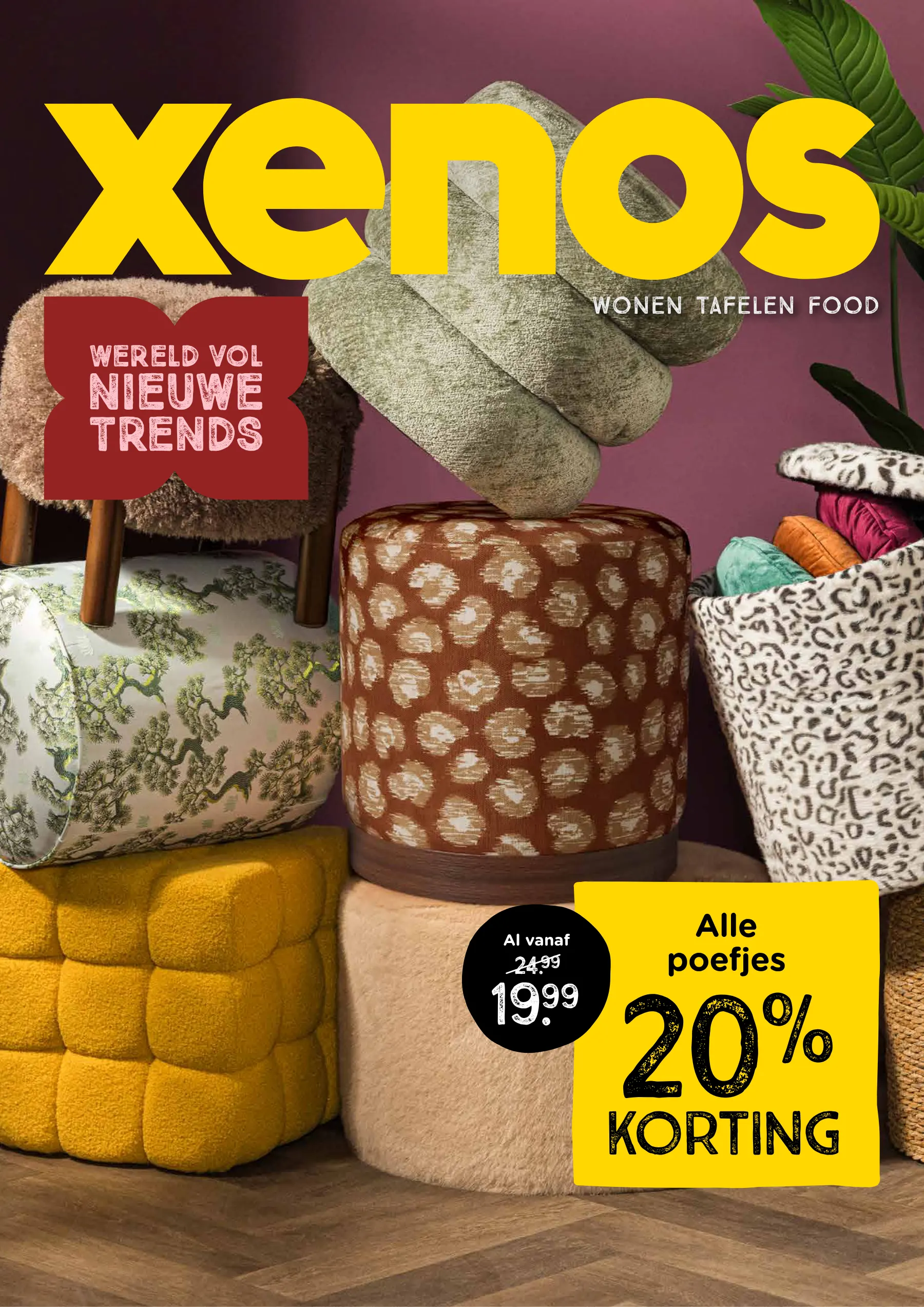 Voorpagina van de Xenos folder